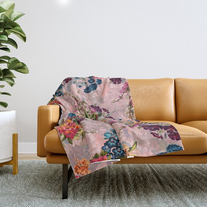 Summer Botanical Garden VIII - II Throw Blanket Gallery Image 1