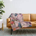 Summer Botanical Garden VIII - II Throw Blanket Gallery Image 1