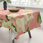 Girl Holding Flowers 3 Tablecloth Gallery Image 3