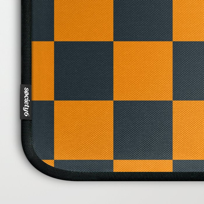 Mineral Dust x Tangerine Mixed Checker Laptop Sleeve Gallery Image 3