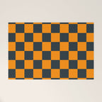 Mineral Dust x Tangerine Mixed Checker Welcome Mat Gallery Image 1
