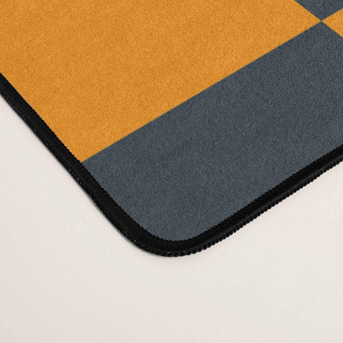 Mineral Dust x Tangerine Mixed Checker Desk Mat Gallery Image 4