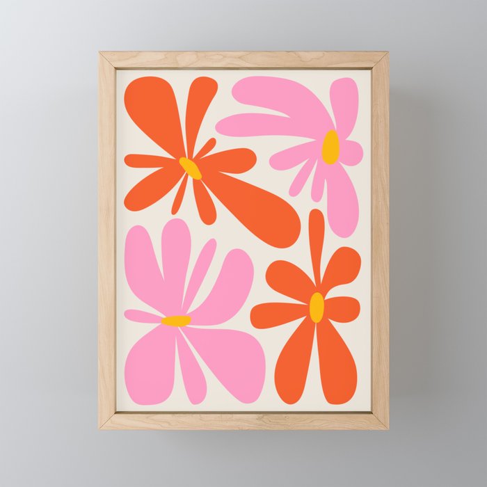 Bloom: Peach Matisse Color Series 04 Mini Art Print Gallery Image 1