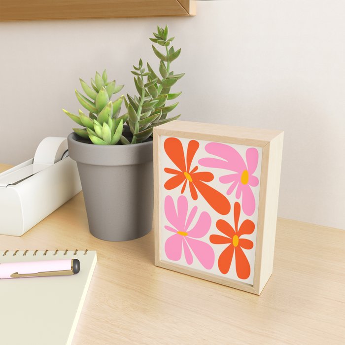 Bloom: Peach Matisse Color Series 04 Mini Art Print Gallery Image 2