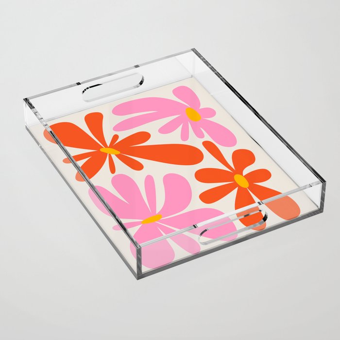 Bloom: Peach Matisse Color Series 04 Acrylic Tray Gallery Image 1