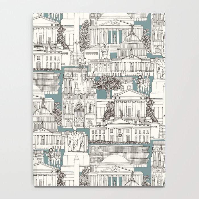 Washington DC toile juniper Notebook Gallery Image 4