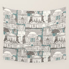 Washington DC toile juniper Wall Tapestry Gallery Image 4