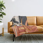 Abstract Art Tropical Leaves 160 Throw Blanket Gallery Image 1