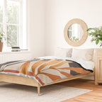 Abstract Art Tropical Leaves 160 Duvet Cover Gallery Image 2