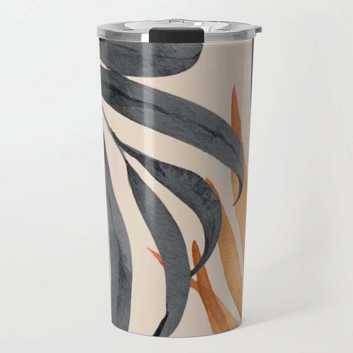 Abstract Art Tropical Leaves 160 Travel Mug Gallery Image 1