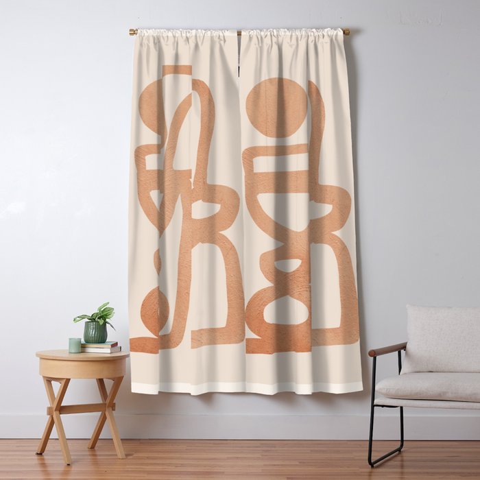 Abstract Minimal Shapes 80 Window Curtain Gallery Image 1