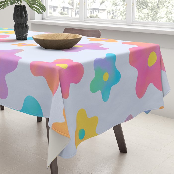 Flower market neon Tablecloth Gallery Image 3