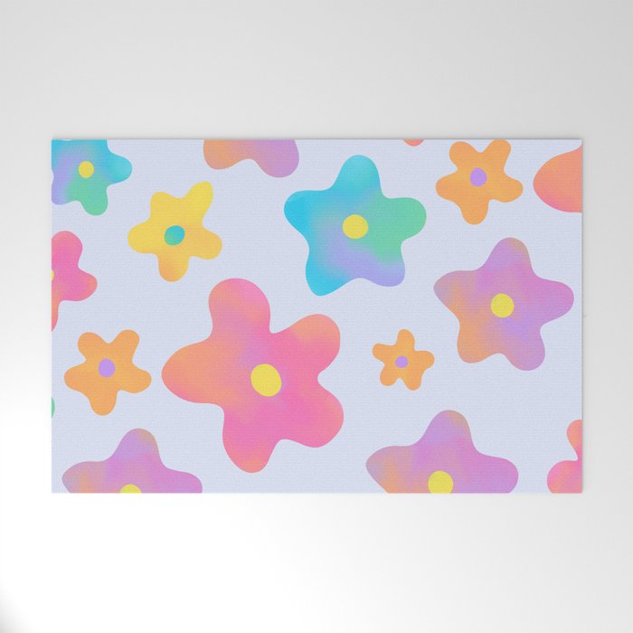 Flower market neon Welcome Mat Gallery Image 1