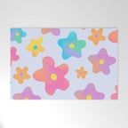 Flower market neon Welcome Mat Gallery Image 1