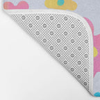Flower market neon Bath Mat Gallery Image 2