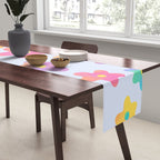 Flower market neon Table Runner Gallery Image 2