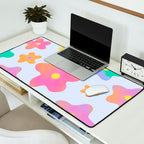 Flower market neon Desk Mat Gallery Image 2