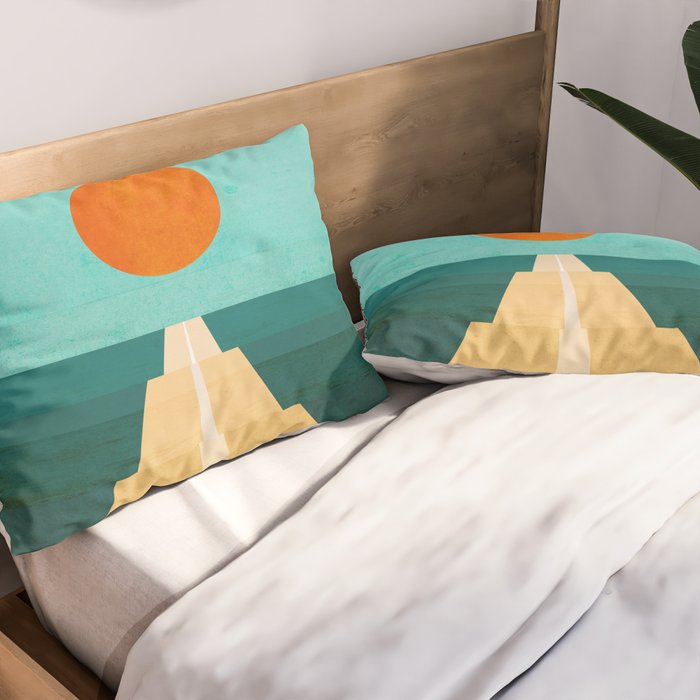 The Road Less Traveled Pillow Sham Gallery Image 2