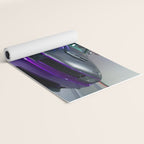 Purple Challenger Hellcat Demon color photograph / photography / poster Yoga Mat Gallery Image 2