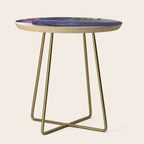 Purple Challenger Hellcat Demon color photograph / photography / poster Side Table Gallery Image 1