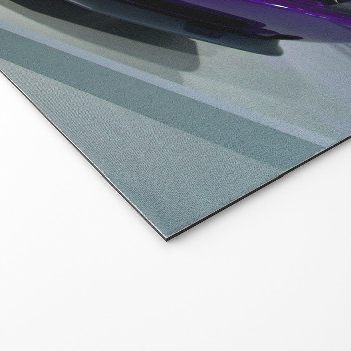 Purple Challenger Hellcat Demon color photograph / photography / poster Welcome Mat Gallery Image 2