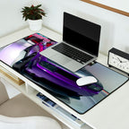 Purple Challenger Hellcat Demon color photograph / photography / poster Desk Mat Gallery Image 2