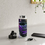 Purple Challenger Hellcat Demon color photograph / photography / poster Water Bottle Gallery Image 4