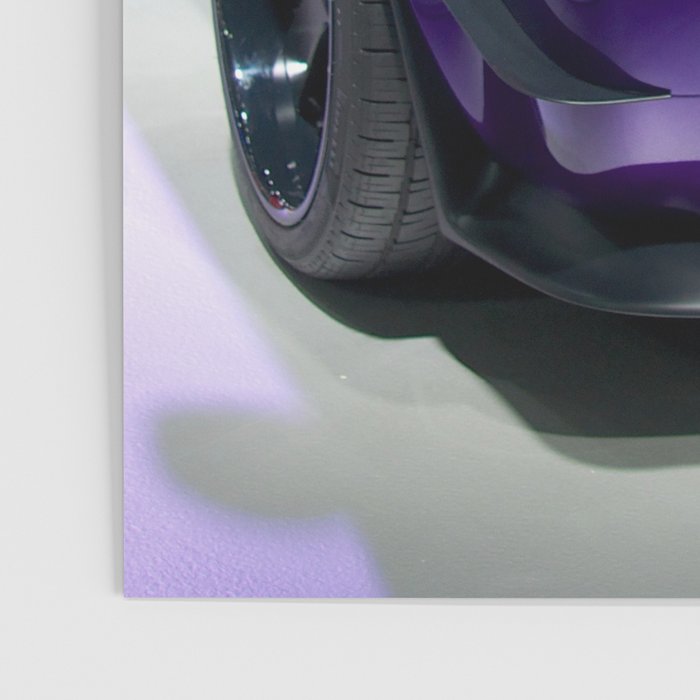 Purple Challenger Hellcat Demon color photograph / photography / poster Poster Gallery Image 3