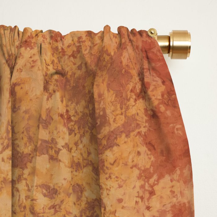 Rusted Copper and Gold Window Curtain Gallery Image 2
