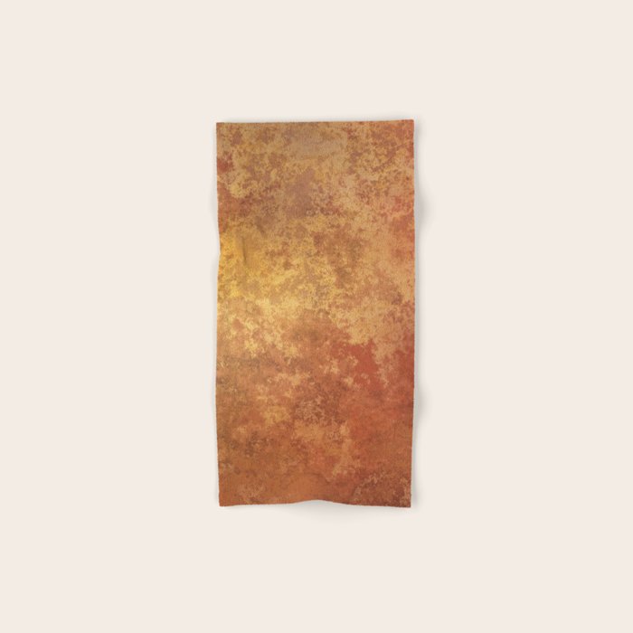 Rusted Copper and Gold Bath Towel Gallery Image 1