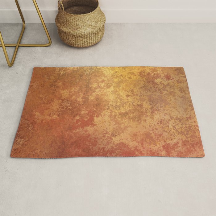 Rusted Copper and Gold Rug Gallery Image 1