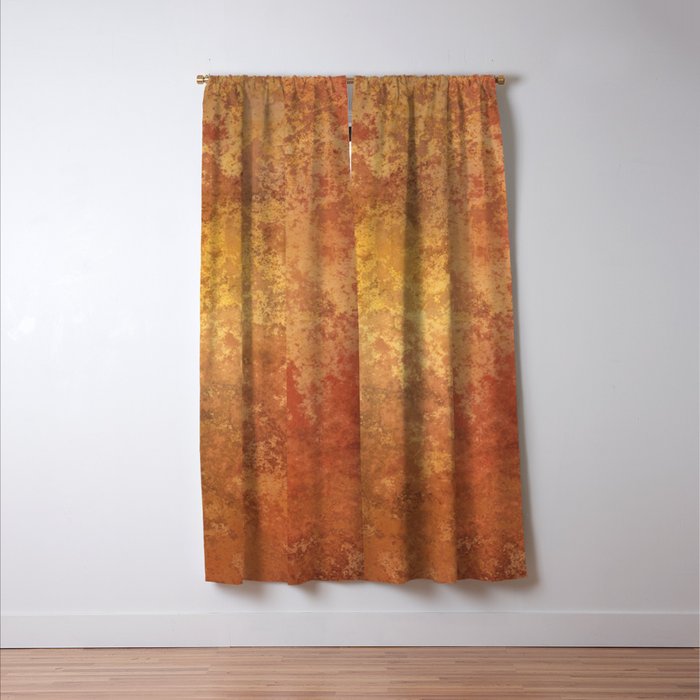Rusted Copper and Gold Window Curtain Gallery Image 3