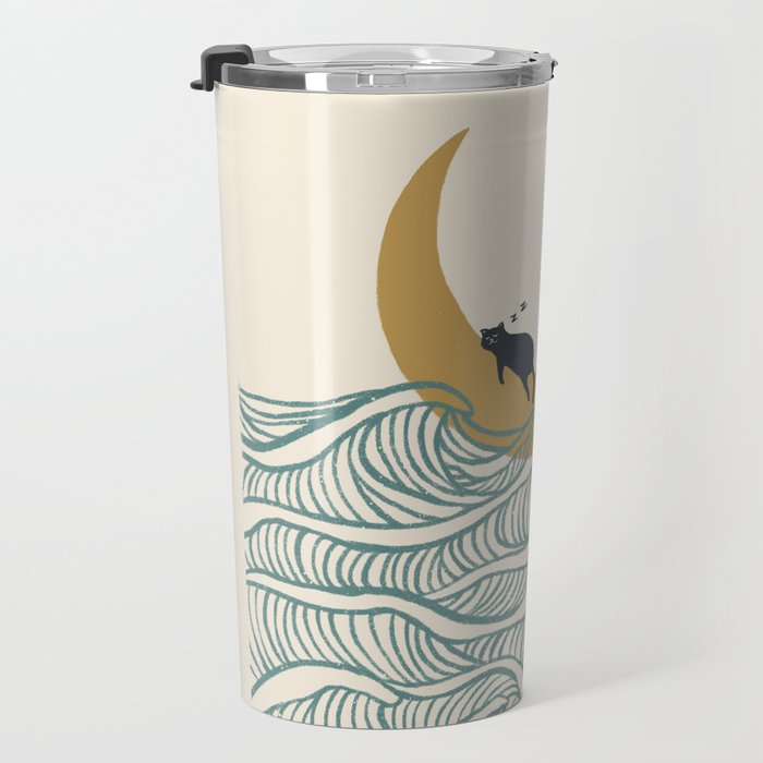 Good Night Meow 1 Travel Mug Gallery Image 3