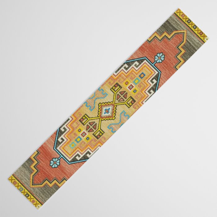 Moroccan Berber Geometric Rug Pattern Table Runner Gallery Image 3