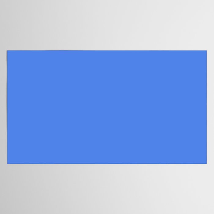 Azure Blue Solid Color Tablecloth Gallery Image 2