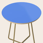 Azure Blue Solid Color Side Table Gallery Image 2