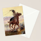 âOn the Pondâ by Charles M Russell Stationery Card Gallery Image 2