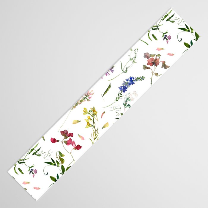 Scandinavian Midsummer Wildflowers Meadow  Table Runner Gallery Image 3