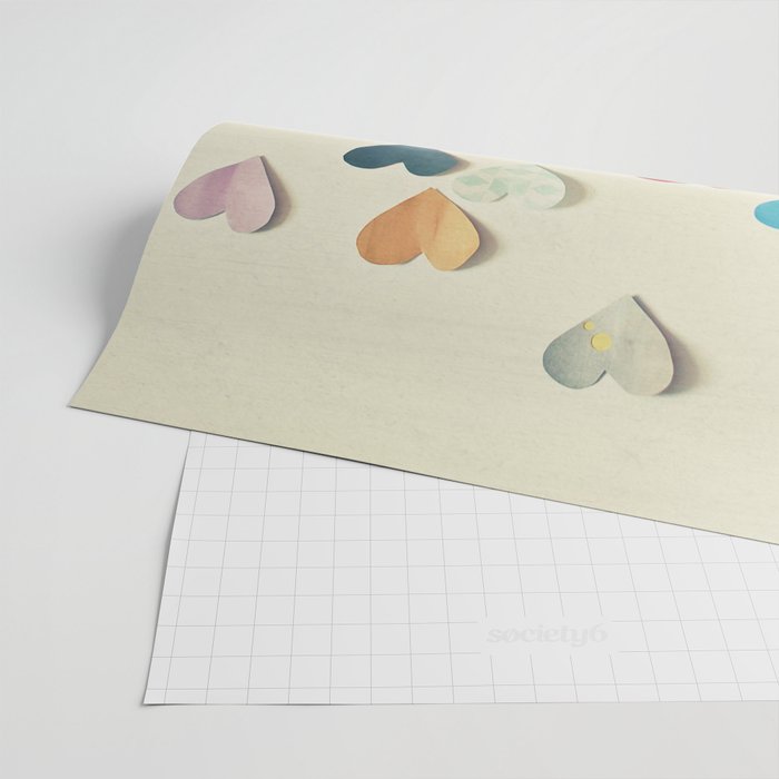 Paper Hearts Wrapping Paper Gallery Image 2