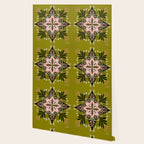 Sprouting Mandala - Sage & Pink Wallpaper Gallery Image 2