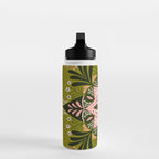 Sprouting Mandala - Sage & Pink Water Bottle Gallery Image 3