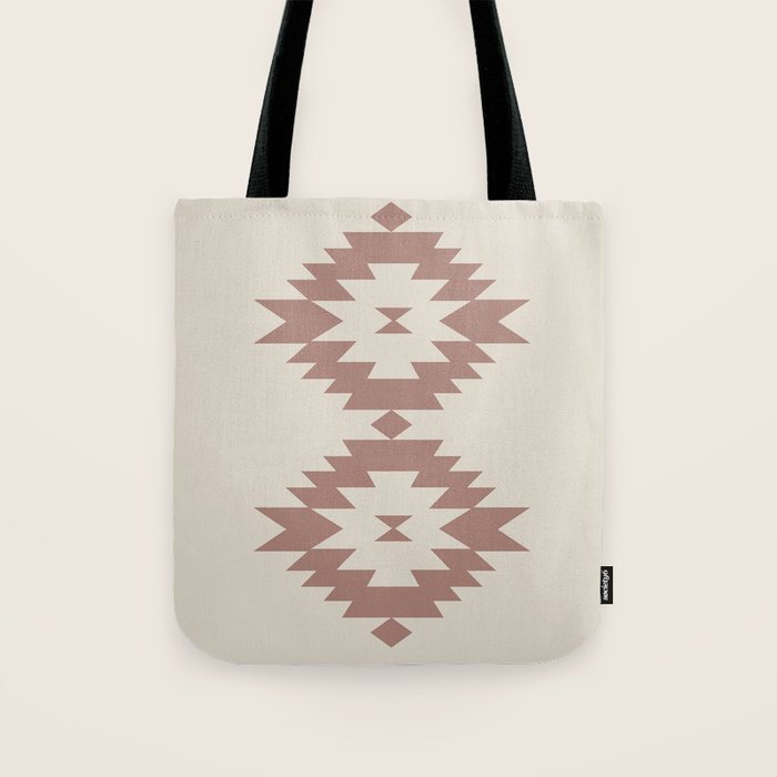 Southwestern Minimalism - Neutral Rose Beige Tote Bag Gallery Image 1