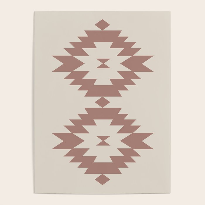Southwestern Minimalism - Neutral Rose Beige Poster Gallery Image 1