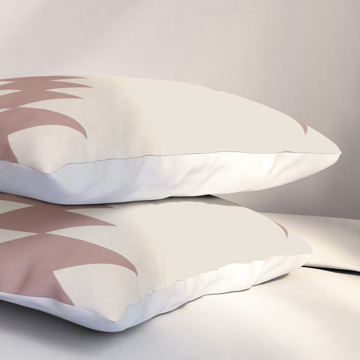 Southwestern Minimalism - Neutral Rose Beige Pillow Sham Gallery Image 3