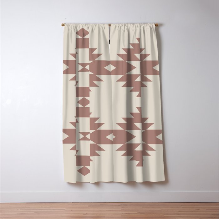 Southwestern Minimalism - Neutral Rose Beige Window Curtain Gallery Image 3