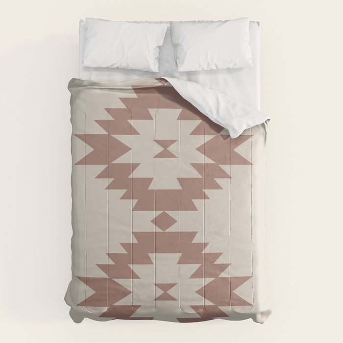 Southwestern Minimalism - Neutral Rose Beige Comforter Gallery Image 6