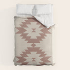 Southwestern Minimalism - Neutral Rose Beige Duvet Cover Gallery Image 6
