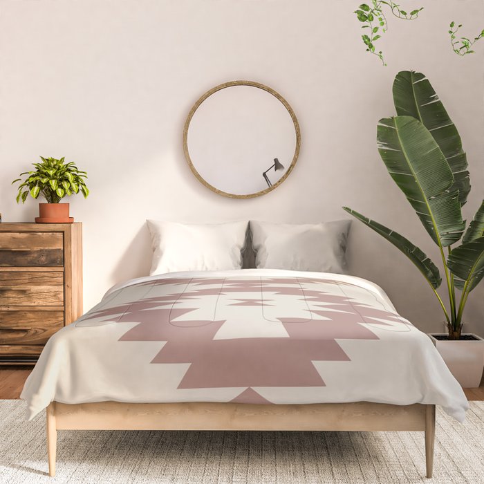 Southwestern Minimalism - Neutral Rose Beige Comforter Gallery Image 3