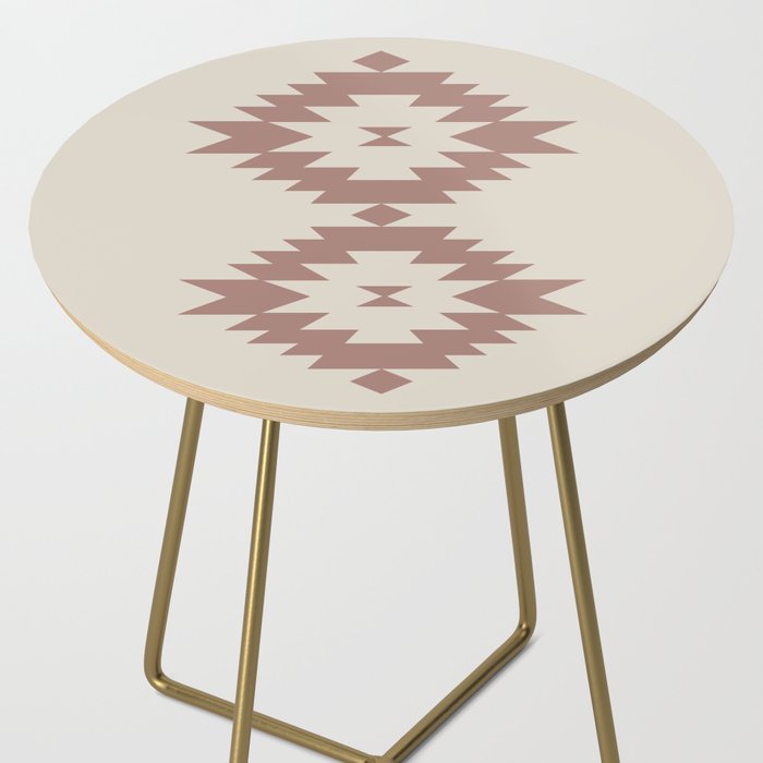 Southwestern Minimalism - Neutral Rose Beige Side Table Gallery Image 2