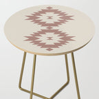 Southwestern Minimalism - Neutral Rose Beige Side Table Gallery Image 2